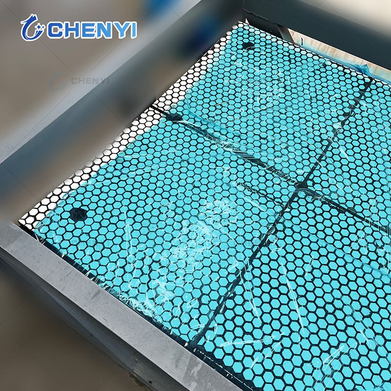Hex Ceramic Rubber Plate